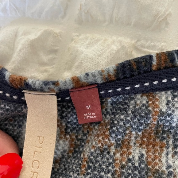 Anthropologie Pilcro waffle knit top - Picture 8 of 11